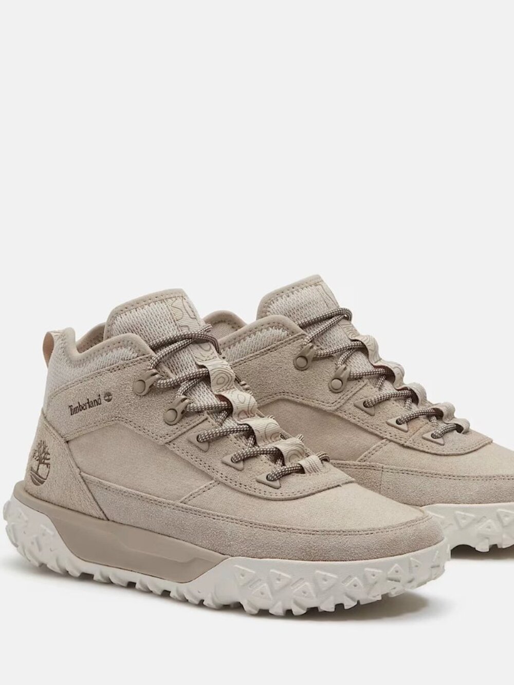 Timberland Men's Premium Rare Mid Sneaker Boot Beige
